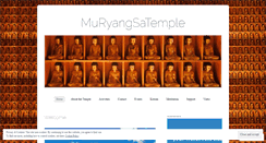 Desktop Screenshot of muryangsatemple.com