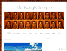 Tablet Screenshot of muryangsatemple.com
